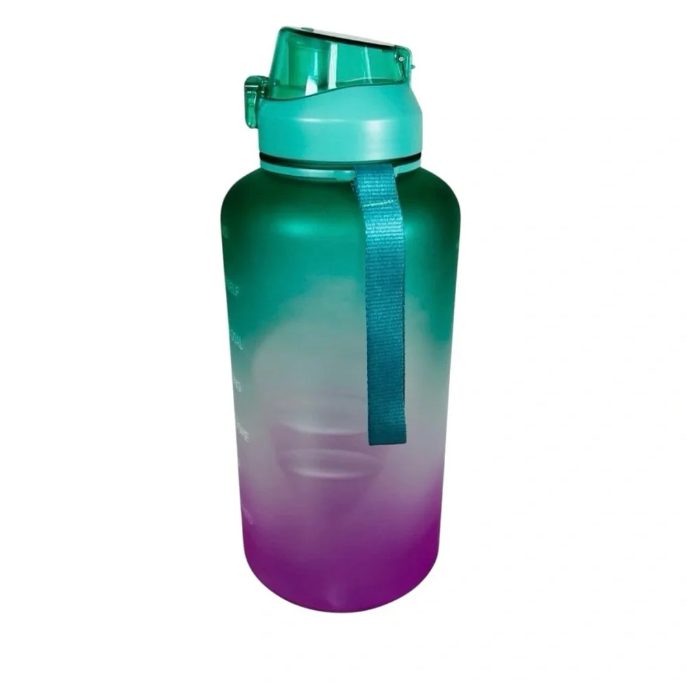 128 oz/1 Gallon Motivational Ombré Jug Bottle